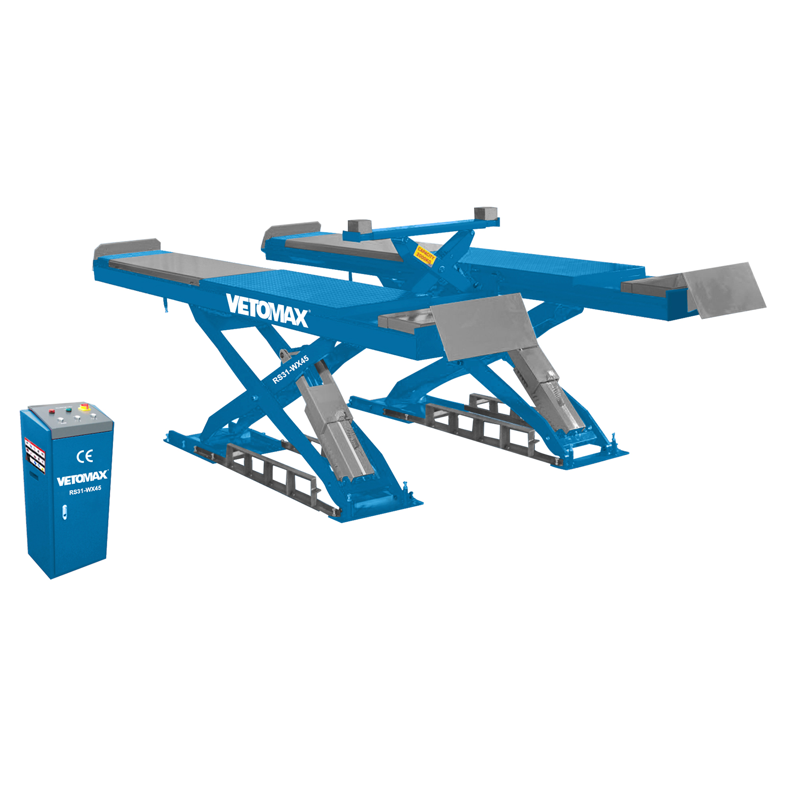 WHEEL ALIGNMENT SCISSOR LIFT  220V单层四轮定位大剪举升机