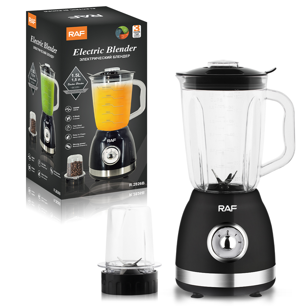 RAF European Standard cross-border Juicer, portable juicer, household blender, Juicer, grinder, 1.5L details Picture
