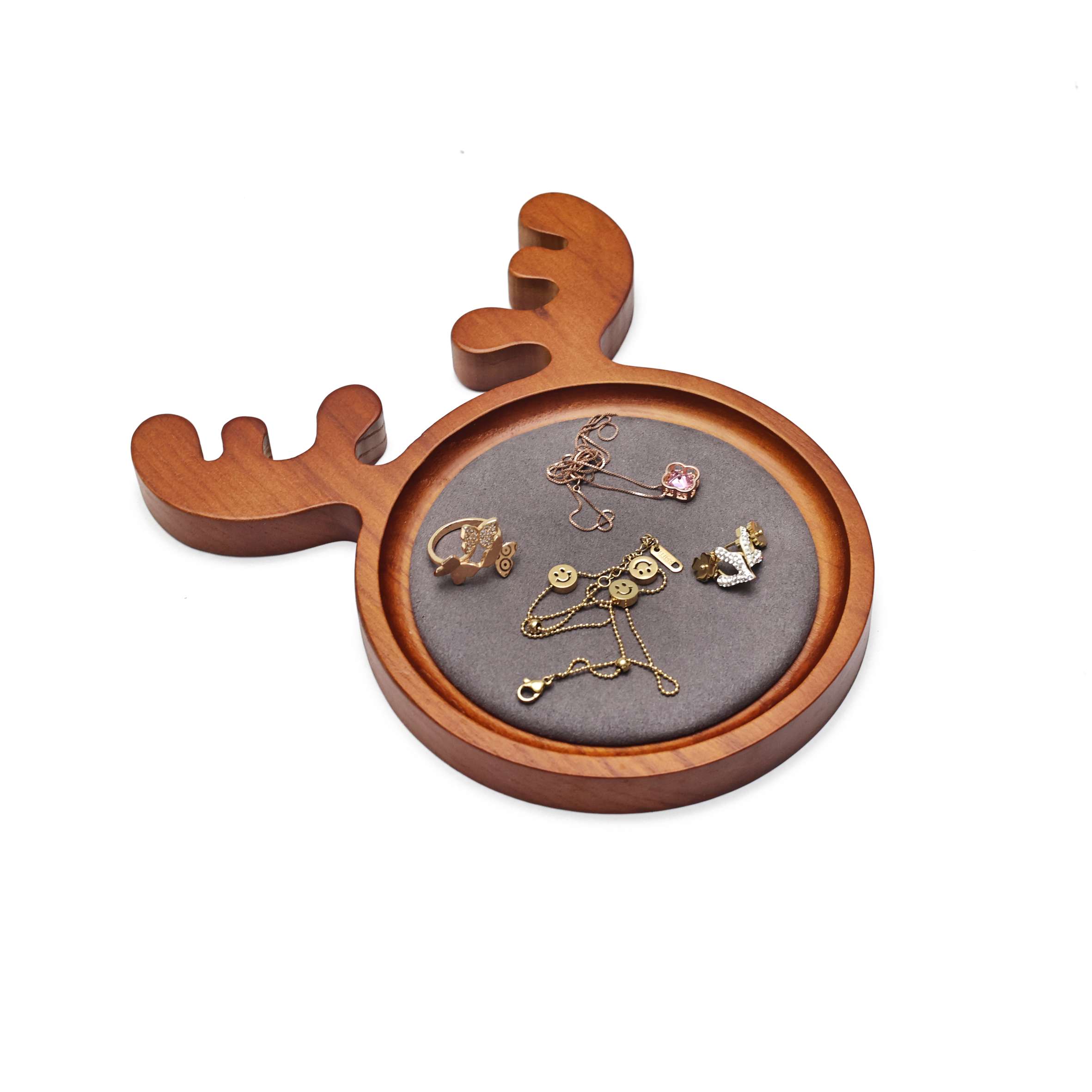 Zhihua Ash jewelry display Stand, solid wood jewelry stand, Antler jewelry display stand, in stock, quick delivery pic 4