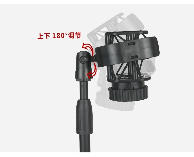 Direct sales from the foreign trade wholesale factory of FZ-02 microphone shockproof frame, plastic shock absorber frame, shock absorption frame and live streaming microphone accessories detail image 8