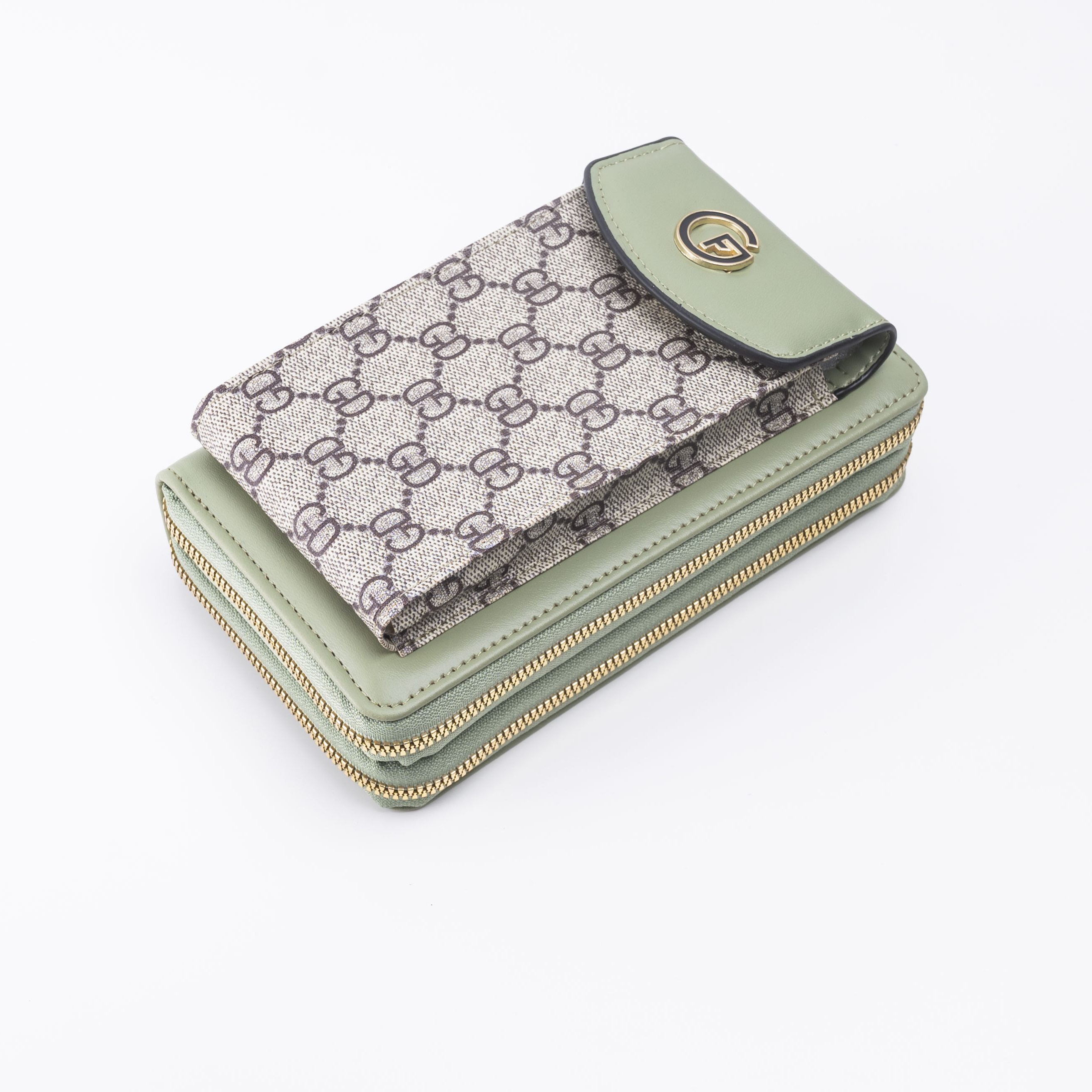  跨境热销RFID防磁钱包长款拉链女士钱夹皮夹欧美新款大容量手拿包产品图