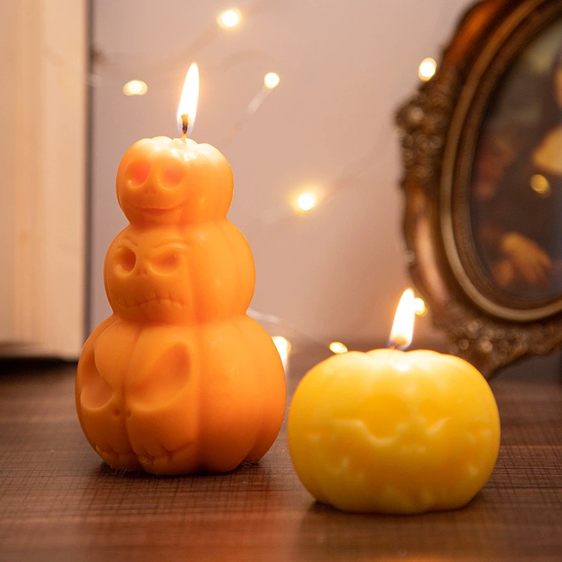 Halloween Pumpkin scented Candles, Festival souvenirs, ins Creative home decoration set, shooting props, decoration scented candles, scented candles, scented home scented candles, scented candles, scented candles, scented candles, scented candles, scented candles, scented decorations Specification image