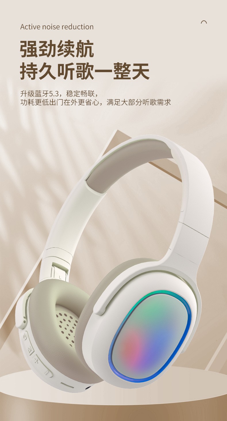 跨境新款BS961无线蓝牙头戴式耳机全包耳折叠运动音乐私模蓝牙耳详情15