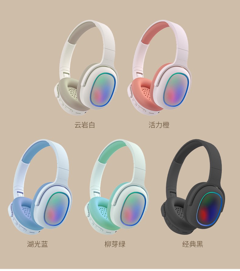 跨境新款BS961无线蓝牙头戴式耳机全包耳折叠运动音乐私模蓝牙耳详情7