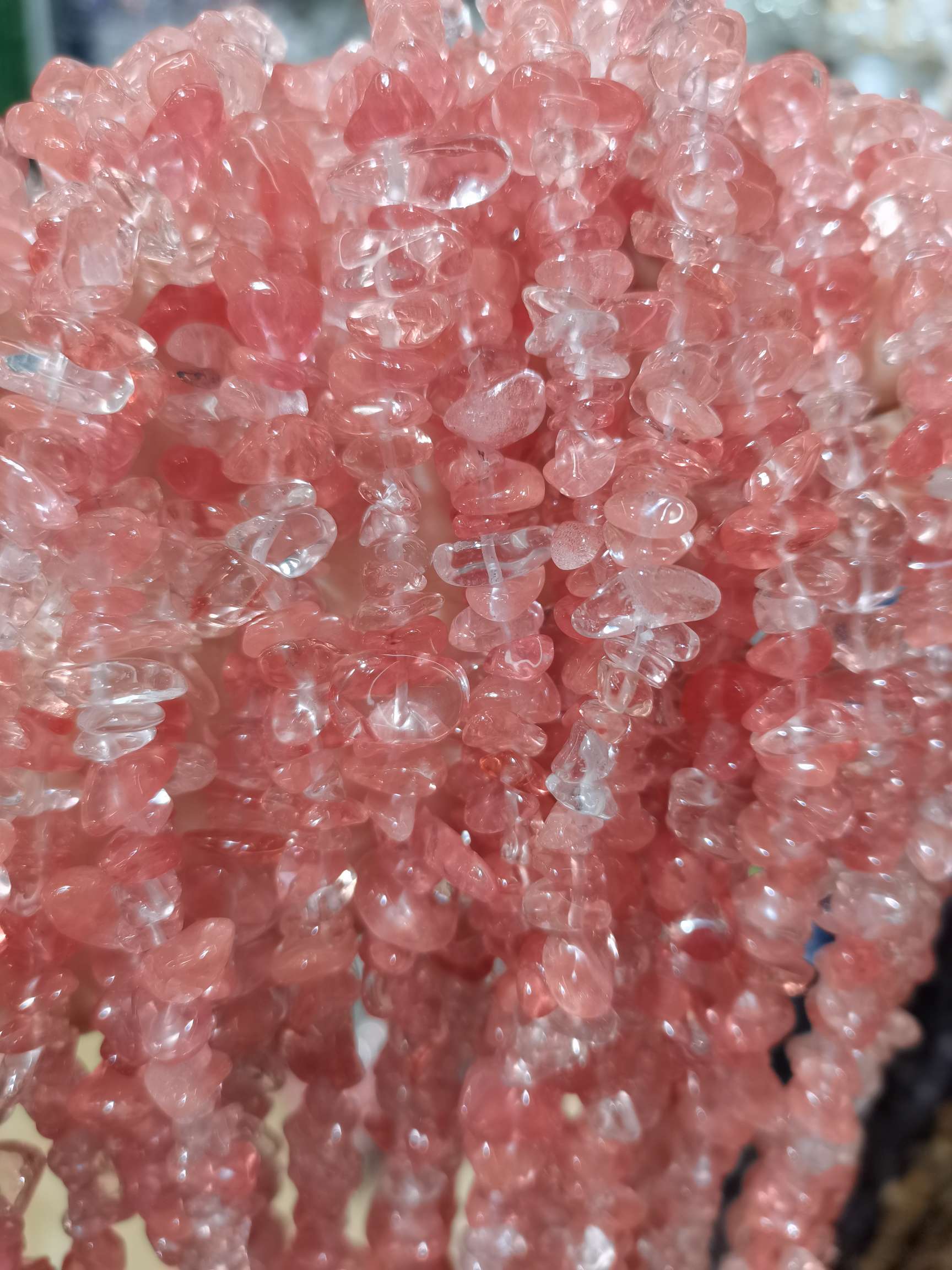 5-8天然碎石不规则diy饰品配件项链手链耳饰手机链散珠串珠详情图4