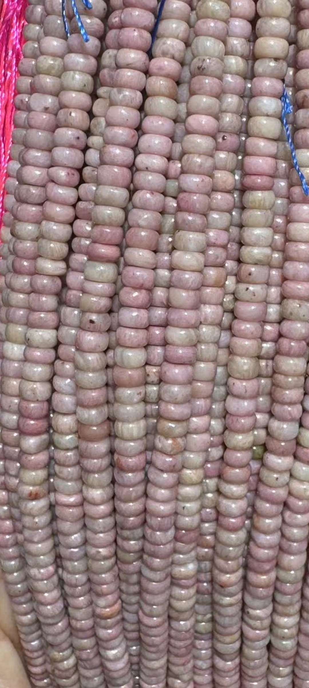 Jinyu natural stone, red wood grain, amethyst, rose quartz, tiger's eye stone, Shoushan stone details Picture