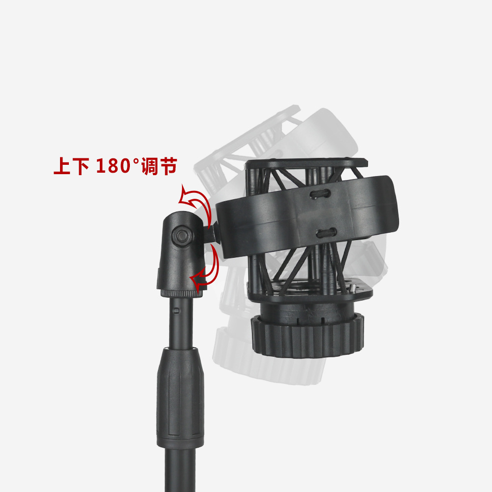 Direct sales from the foreign trade wholesale factory of FZ-02 microphone shockproof frame, plastic shock absorber frame, shock absorption frame and live streaming microphone accessories details Picture