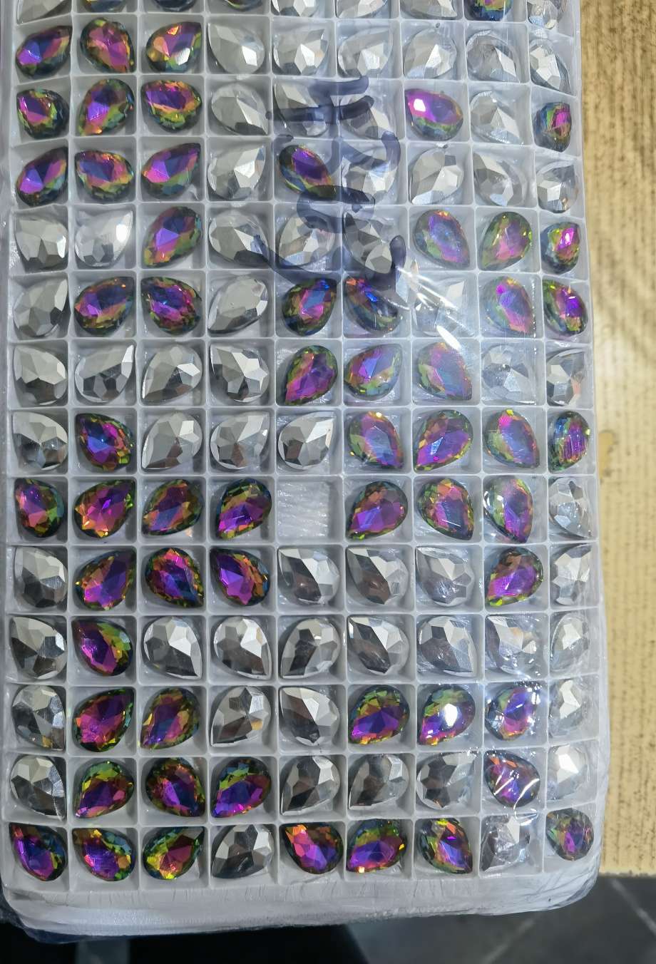 10x14水滴，异形玻璃水晶挂件， 饰品挂饰，挂饰挂件，手工DIY配件，项链挂饰，耳环挂饰，头饰挂饰详情图5