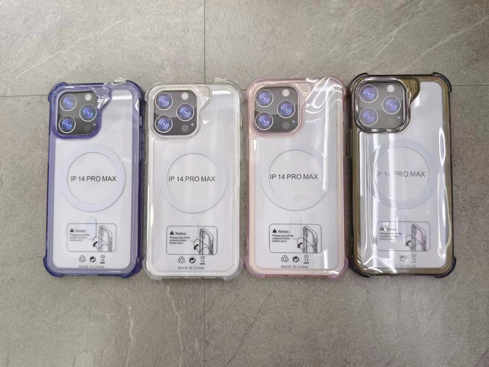 Angel eyes four-cornered magnetic shell