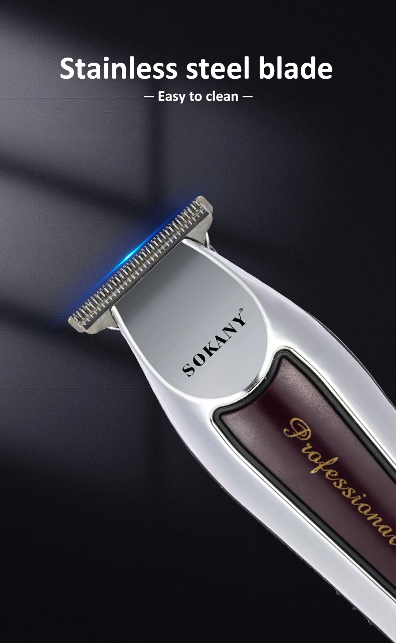 跨境出口SOKANY9932理发剪家用老人小孩通用可充电电推剪理发器理发剪详情4