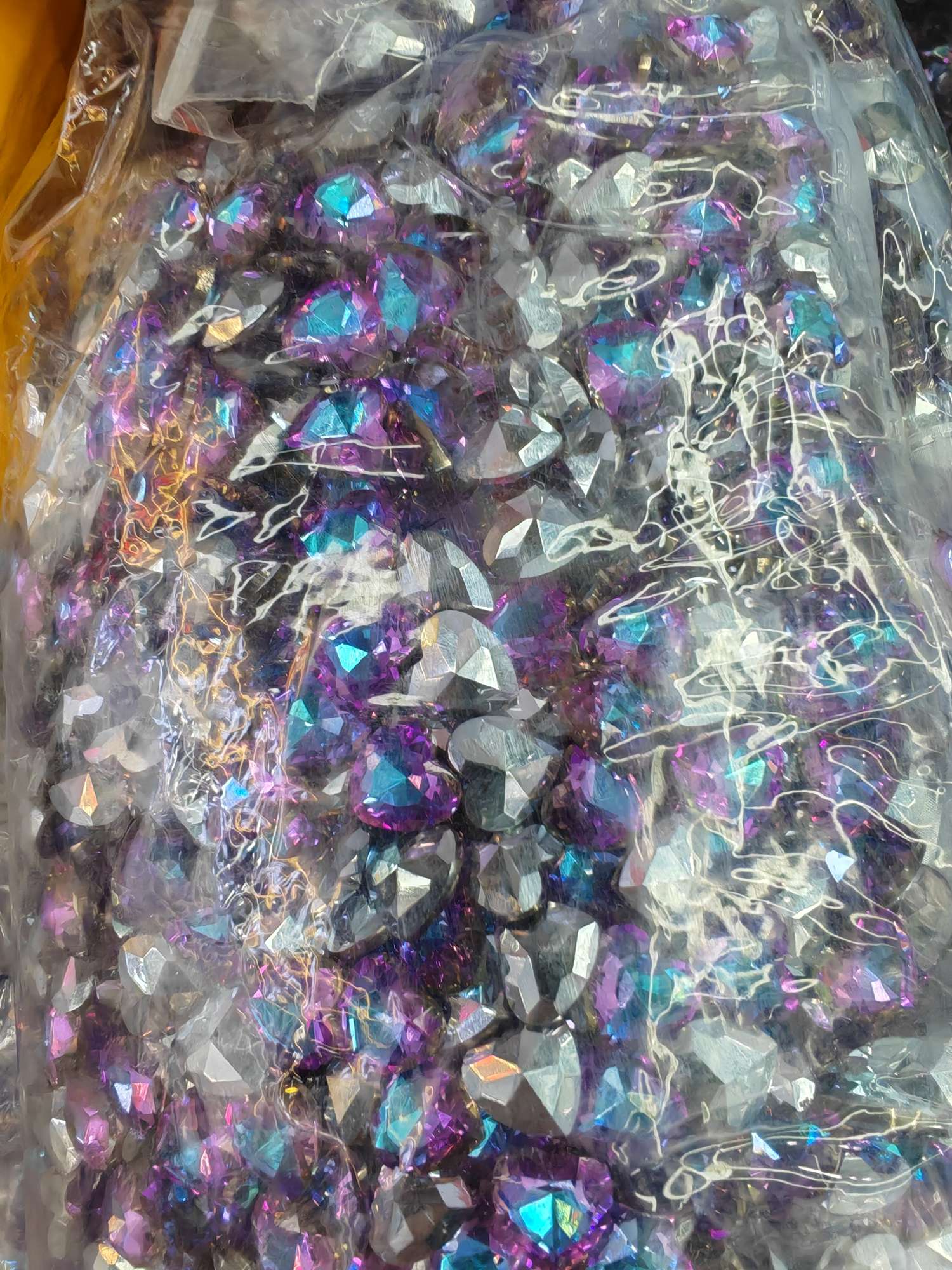 亚克力桃心发夹DIY材料包 半成品饰品配件 头饰发饰珠饰配件 创意手工制作发饰材料配件