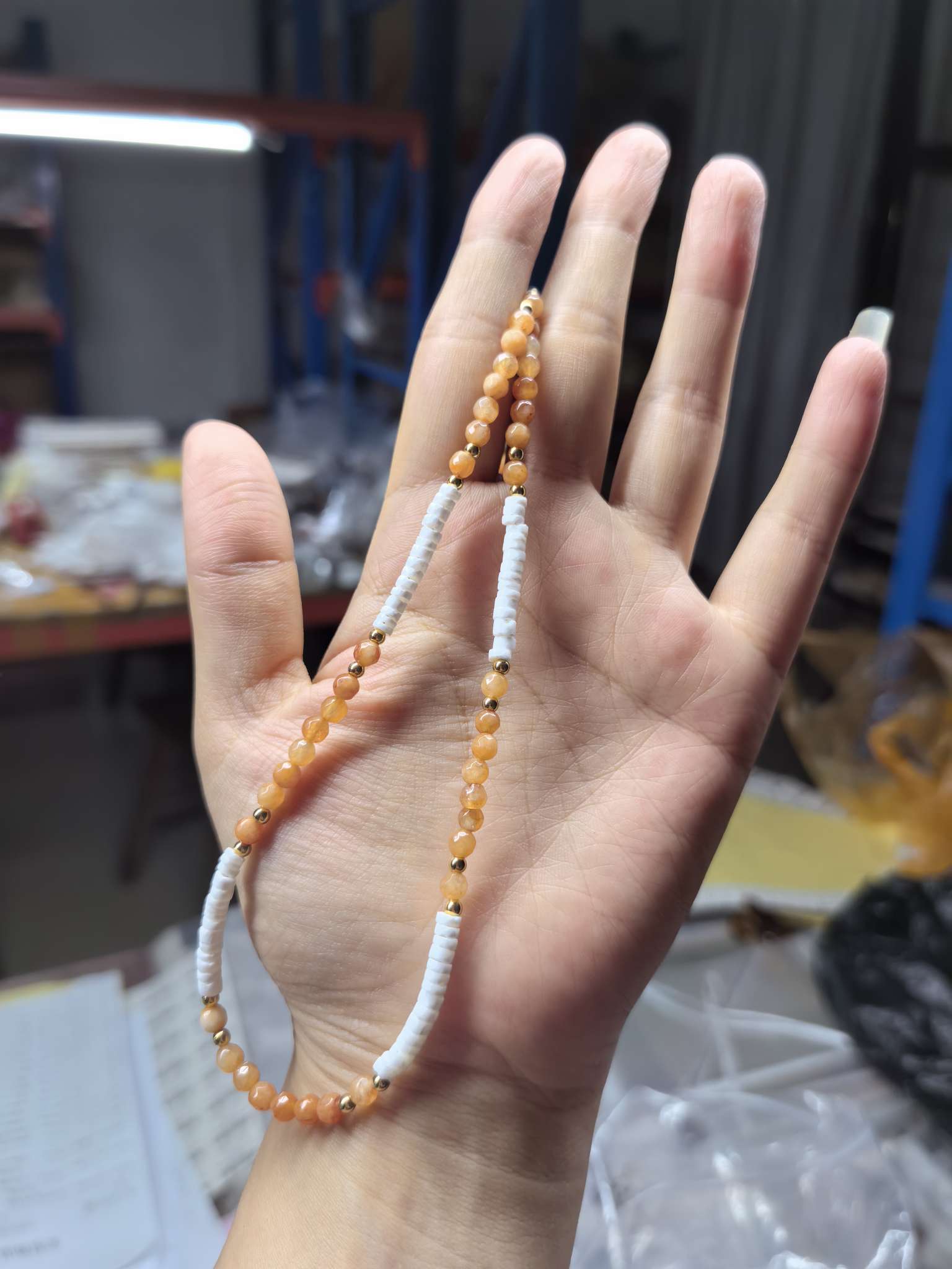 天然玛瑙珠宝饰品 天然碧玺项链 精致玉石颈饰 美丽饰品 提升气质优雅风采。