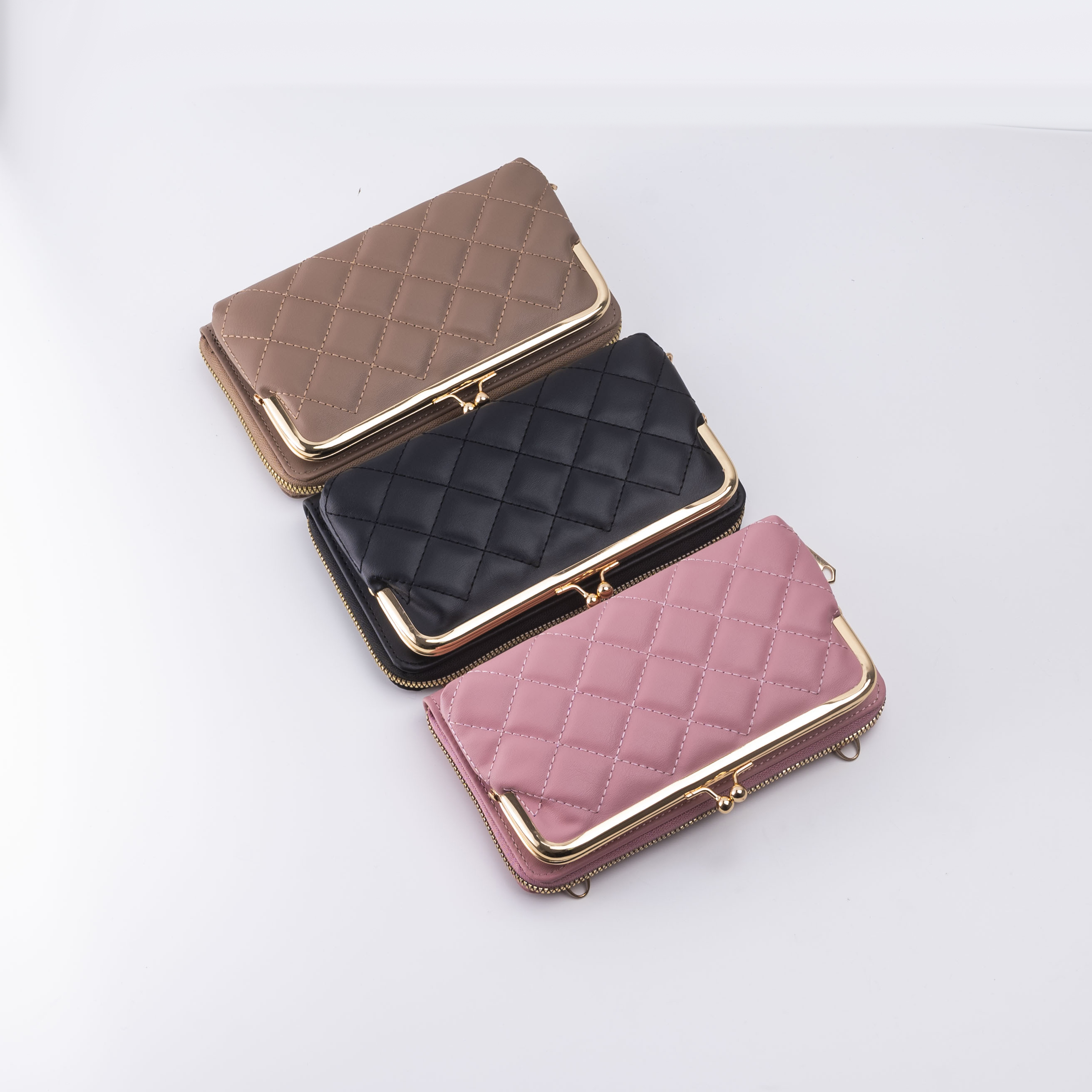 短款夹子钱包女2024新款复古多功能女士钱夹零钱包女