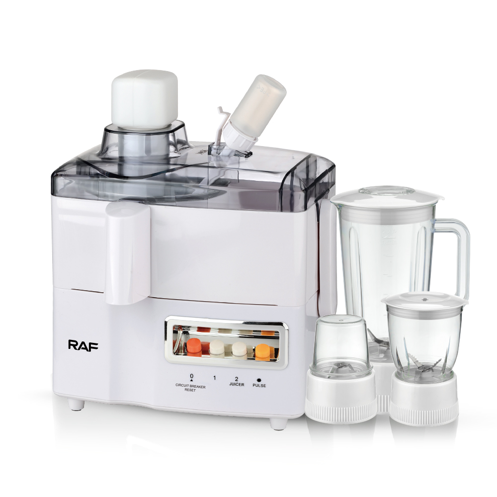 RAF four-in-one food processor, fruit and vegetable juicer, multi-functional health juicer, household fruit blender Application Scenario