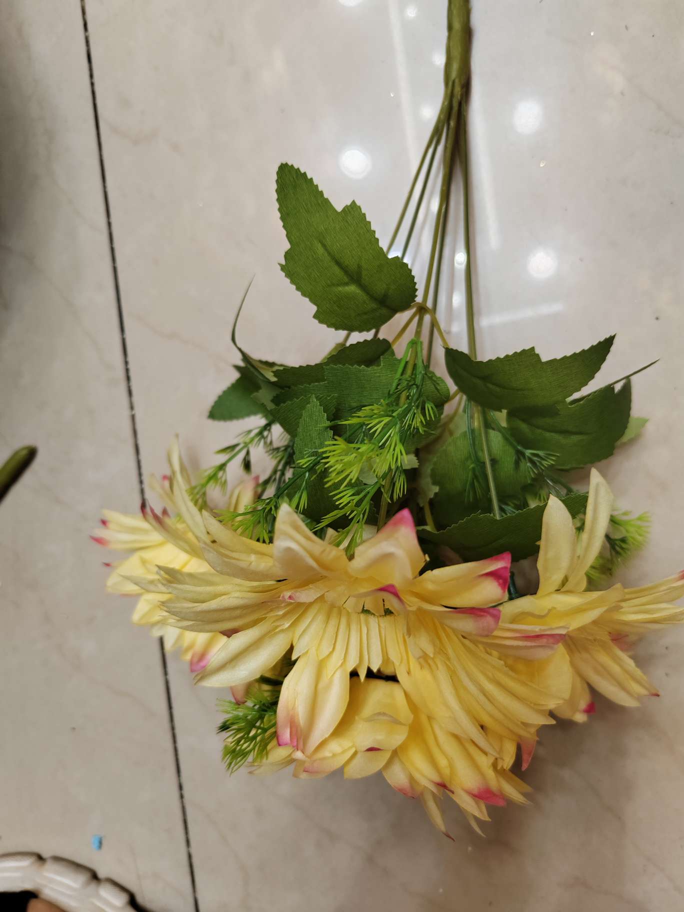 塑料花实物图