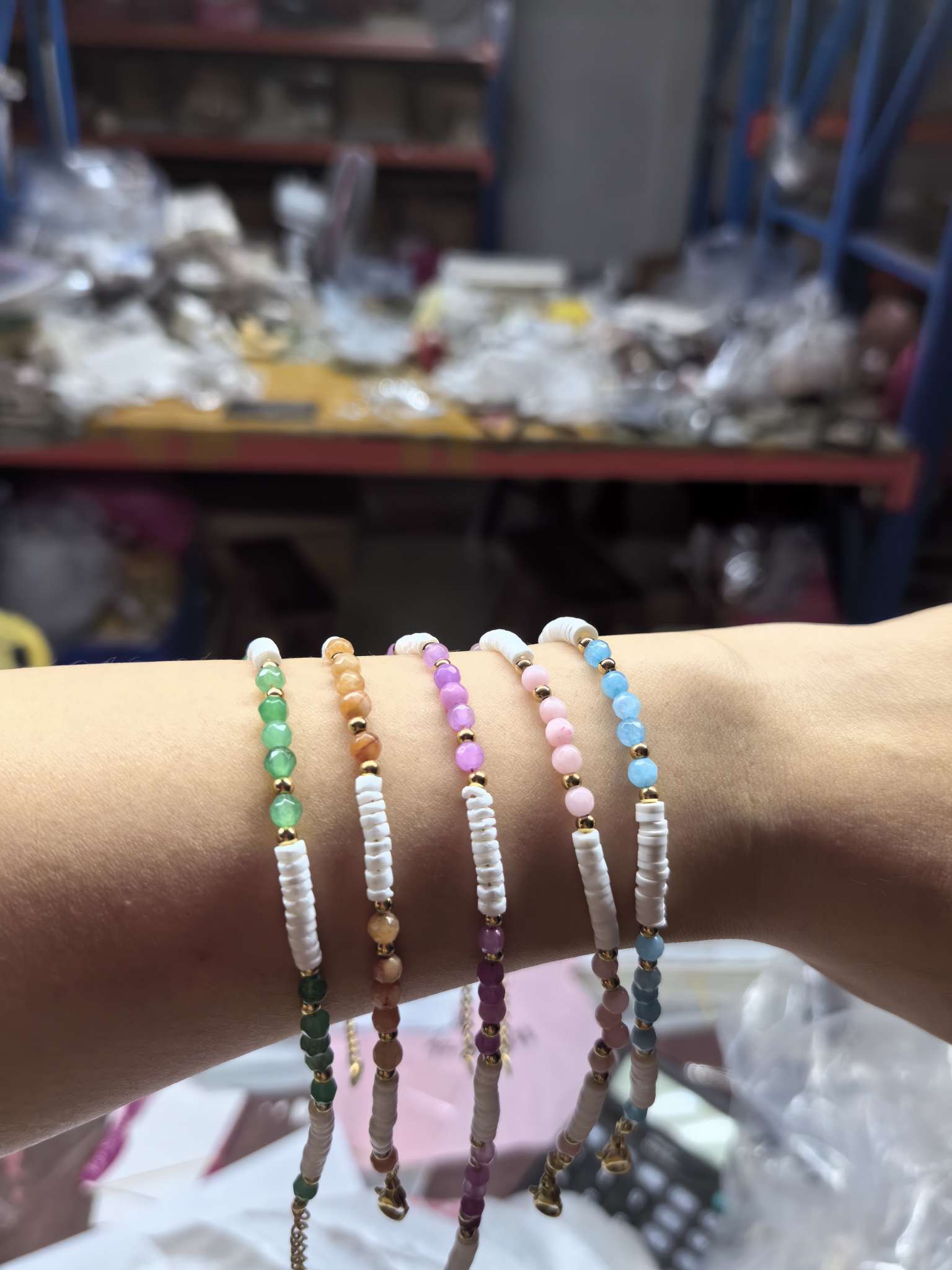 天然玛瑙珠宝饰品 天然碧玺项链 精致玉石颈饰 美丽饰品 提升气质优雅风采。详情图3