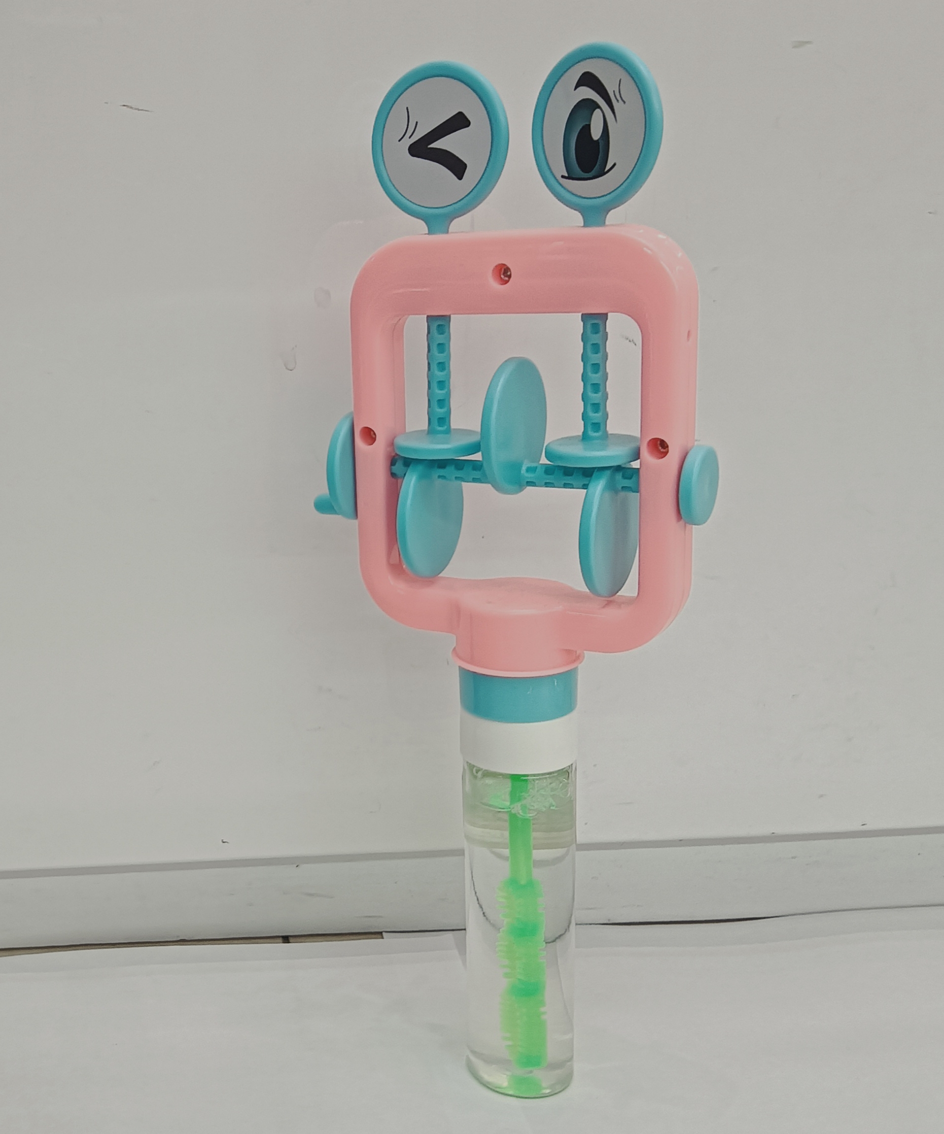 Foreign trade cross-border Intelligence Roundabout Bubble sticks, children's toys two-in-one creative hot sale, street stall wholesale supply, new and unique small toys, children's cute bubble machines, children's summer outdoor Specification image
