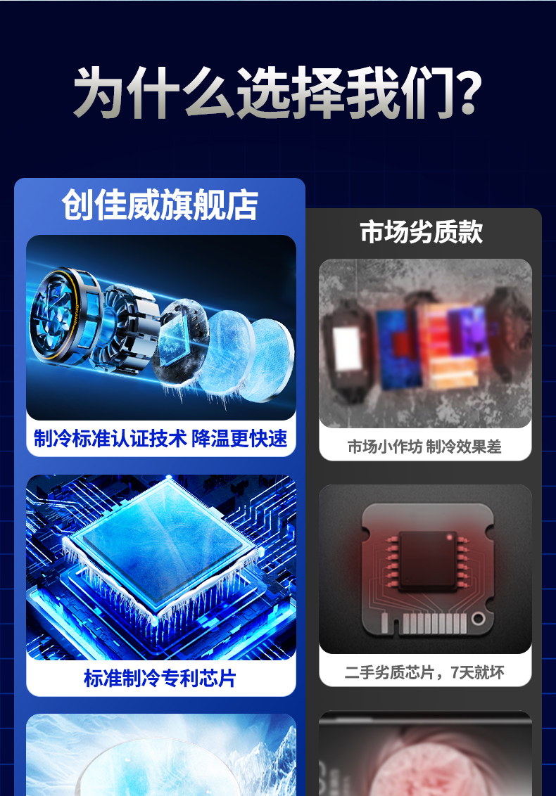 方便便捷制冷静音磁吸手机散热器 详情3