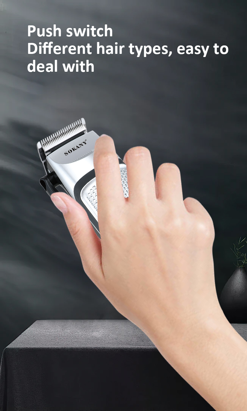 Cross-border SOKANY4643 stainless steel blade hair clipper, metal electric clipper, hair clipper, hair salon pic 7