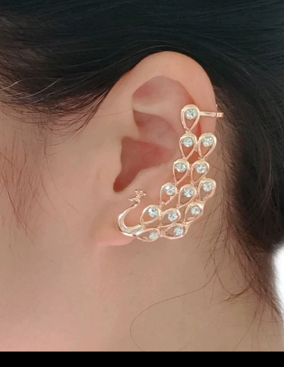 谷德宠贝时尚博主推荐款 铜扣金银耳饰 饰品耳环耳扣 独特设计时尚潮流必备品