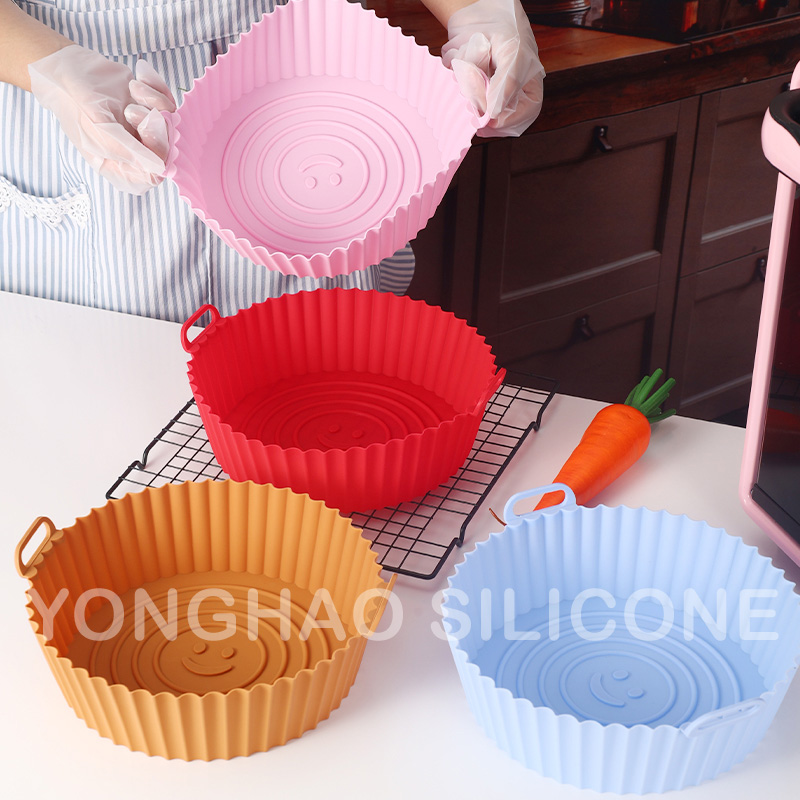 YONGHAO Silicone Hot Air Fryer Liner Baskets Baking Mold Pan