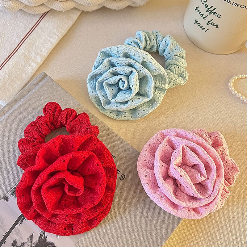 Knitted fabric curly headband, hair tie, hair band, hair accessory, hair accessory, beautiful and elegant, does no harm to hair and skin, comfortable and breathable, hair band, wash face detail image 7