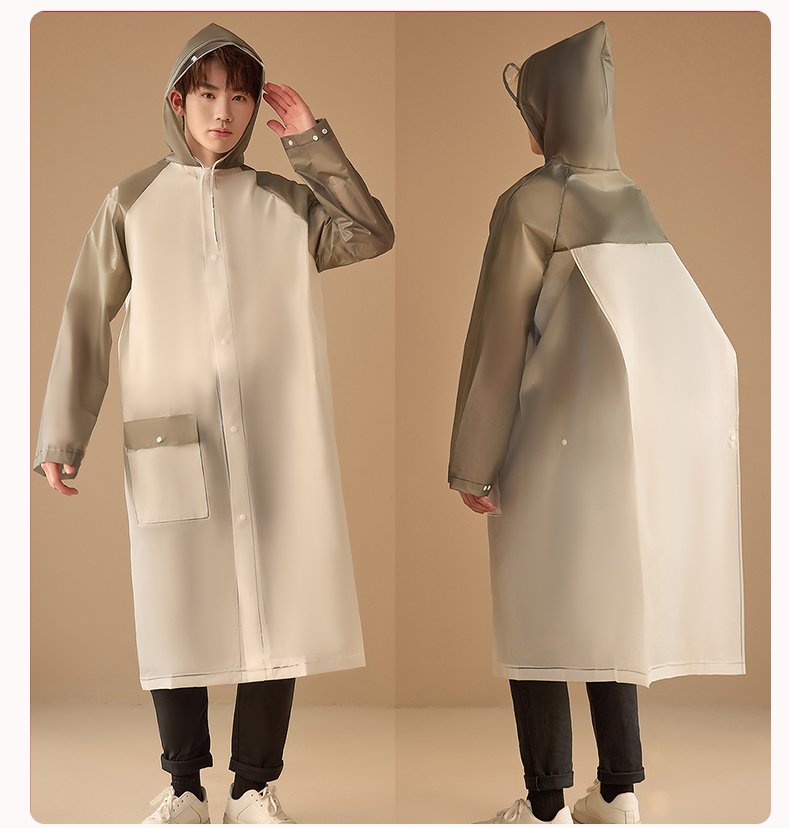 雨衣加厚防风保暖雨衣成人防水外套详情13