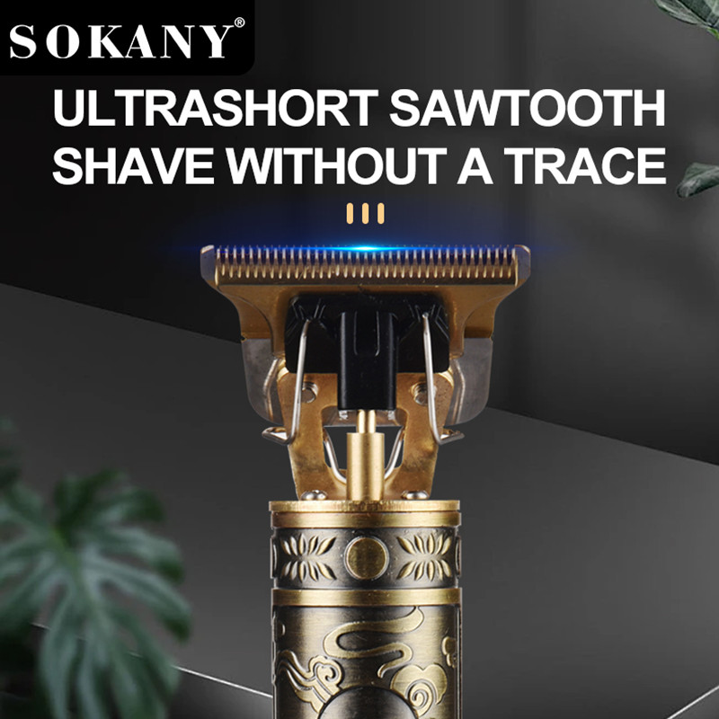 Foreign trade export SOKANY9981 Hair clipper, electric clipper, hair cutter, retro professional electric clipper, hair razor set Specification image