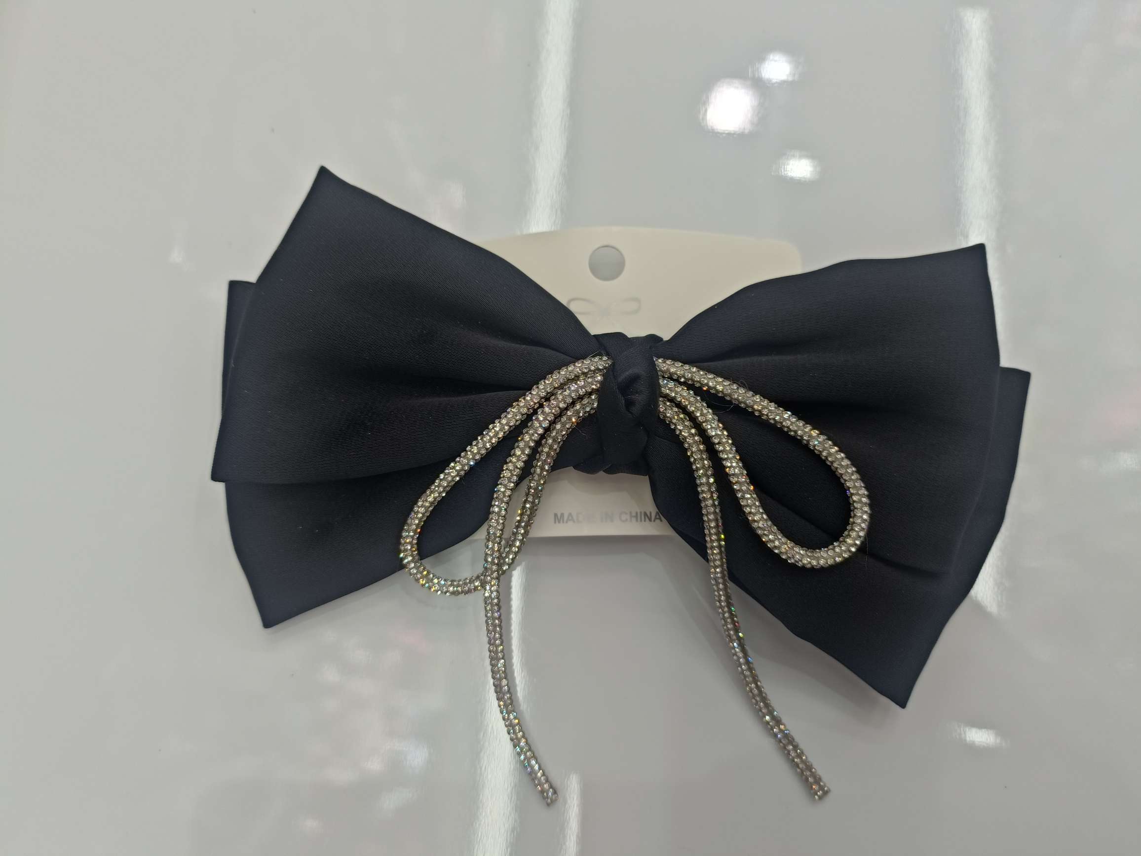 时尚女士头饰发饰精美饰品 其他发饰独特设计优雅风格蝴蝶结顶夹韩版纯色大蝴蝶结手工女式发饰