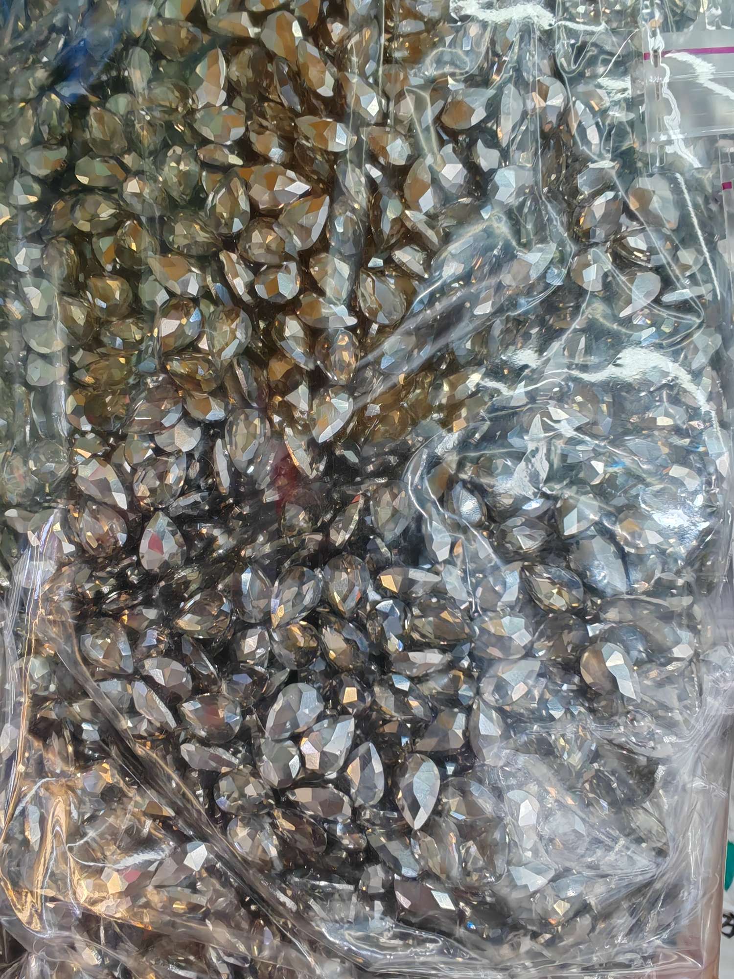 亚克力桃心发夹DIY材料包 半成品饰品配件 珠饰头饰发饰配件 创意手工发饰材料配件 手工饰品发夹材料套装详情图2