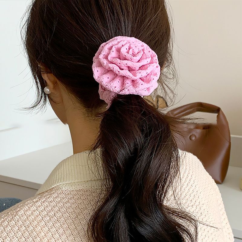 Knitted fabric curly headband, hair tie, hair band, hair accessory, hair accessory, beautiful and elegant, does no harm to hair and skin, comfortable and breathable, hair band, wash face detail image 8