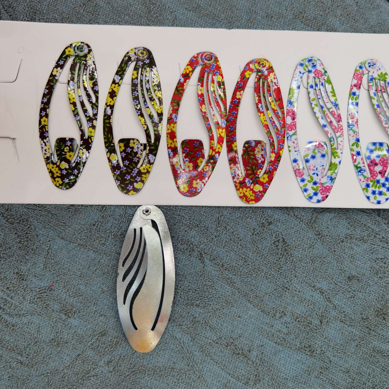 经典6㎝拉丝椭圆夹，老少皆爱，经典流行