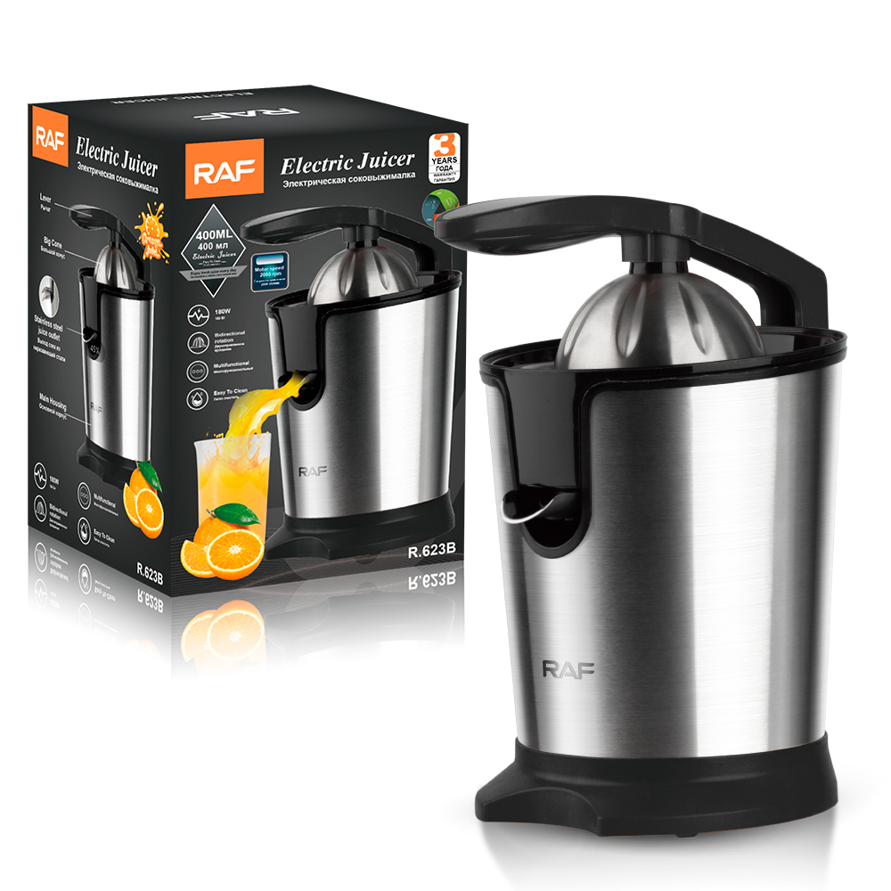 RAF European Standard cross-border Freshly squeezed electric Orange juice machine, fully automatic household original juice freshly squeezed pure fruit orange juice machine separator R.623 Specification drawing