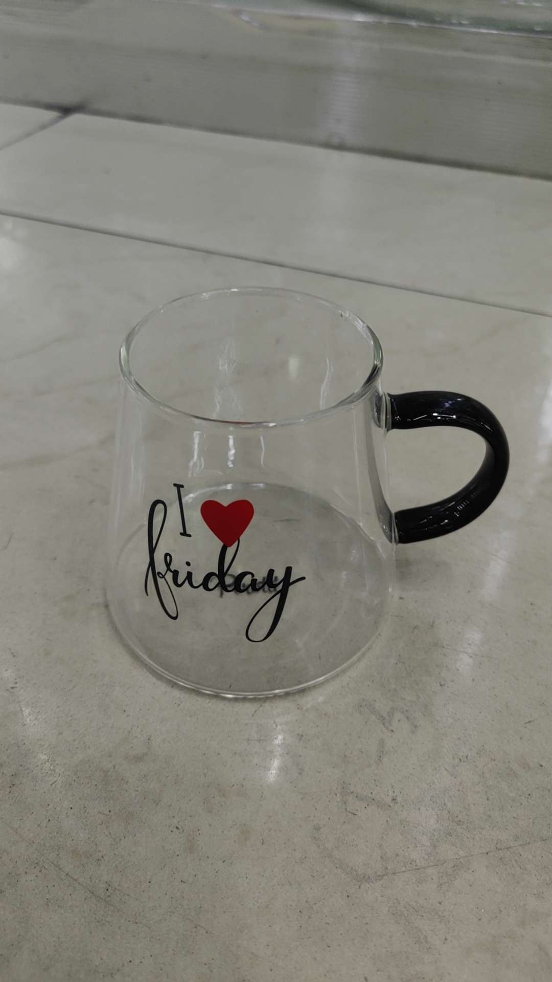 Daily necessities cup series tempered glass cups, water cups, glacier cup style glass products, clear and durable, essential drinking water items glass cups, water cups, water cups, tempered glass cups