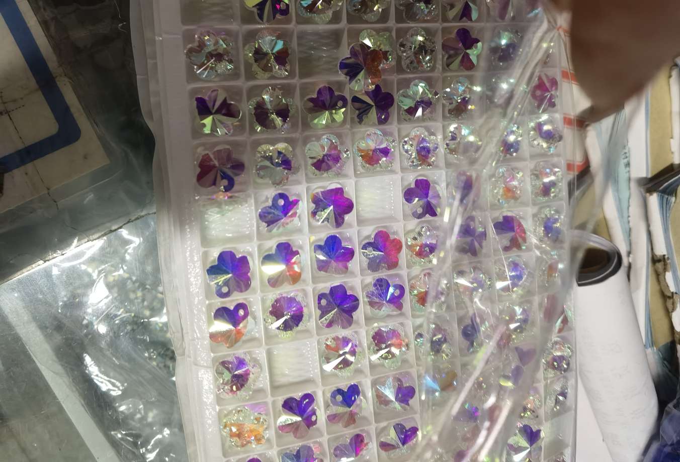 10x14水滴，异形玻璃水晶挂件， 饰品挂饰，挂饰挂件，手工DIY配件，项链挂饰，耳环挂饰，头饰挂饰详情图7