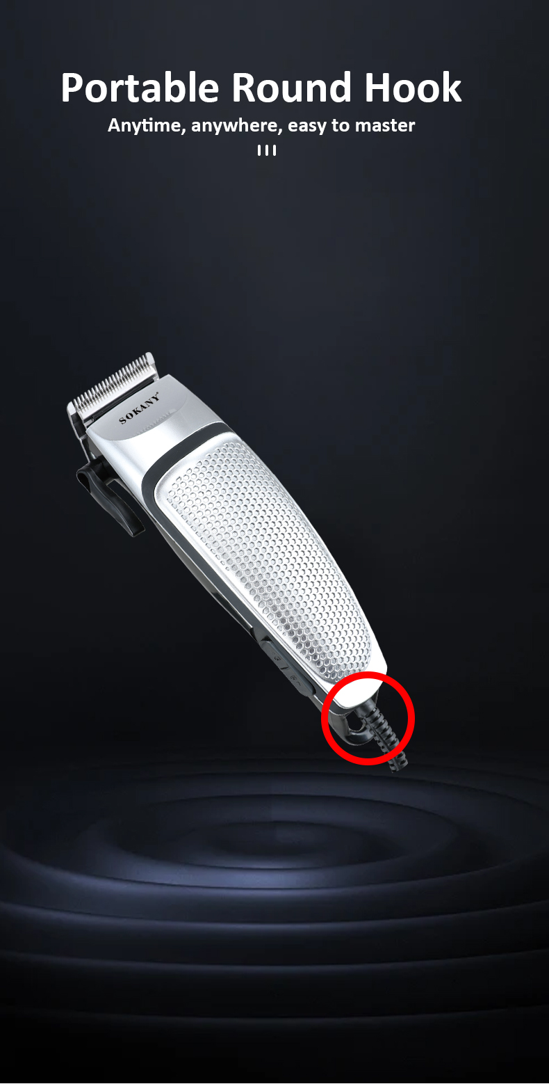 Cross-border SOKANY4643 stainless steel blade hair clipper, metal electric clipper, hair clipper, hair salon pic 8