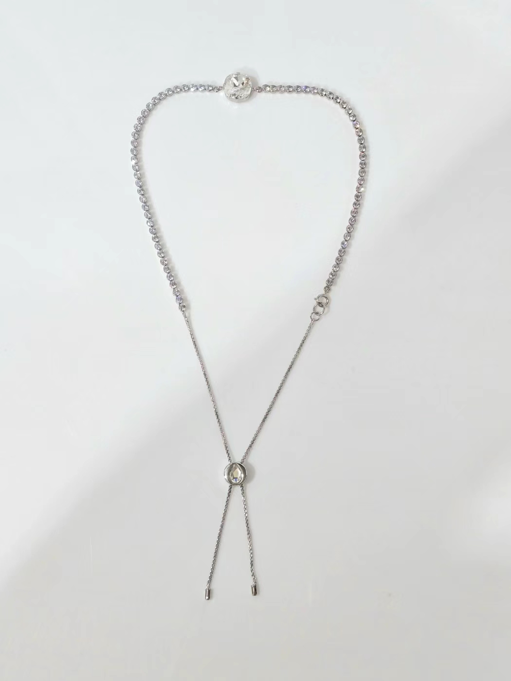 Stone necklace, short chain, high-end accessory, natural stone necklace, exquisite ladies' jewelry, elegant temperament, collarbone chain necklace detail image 3