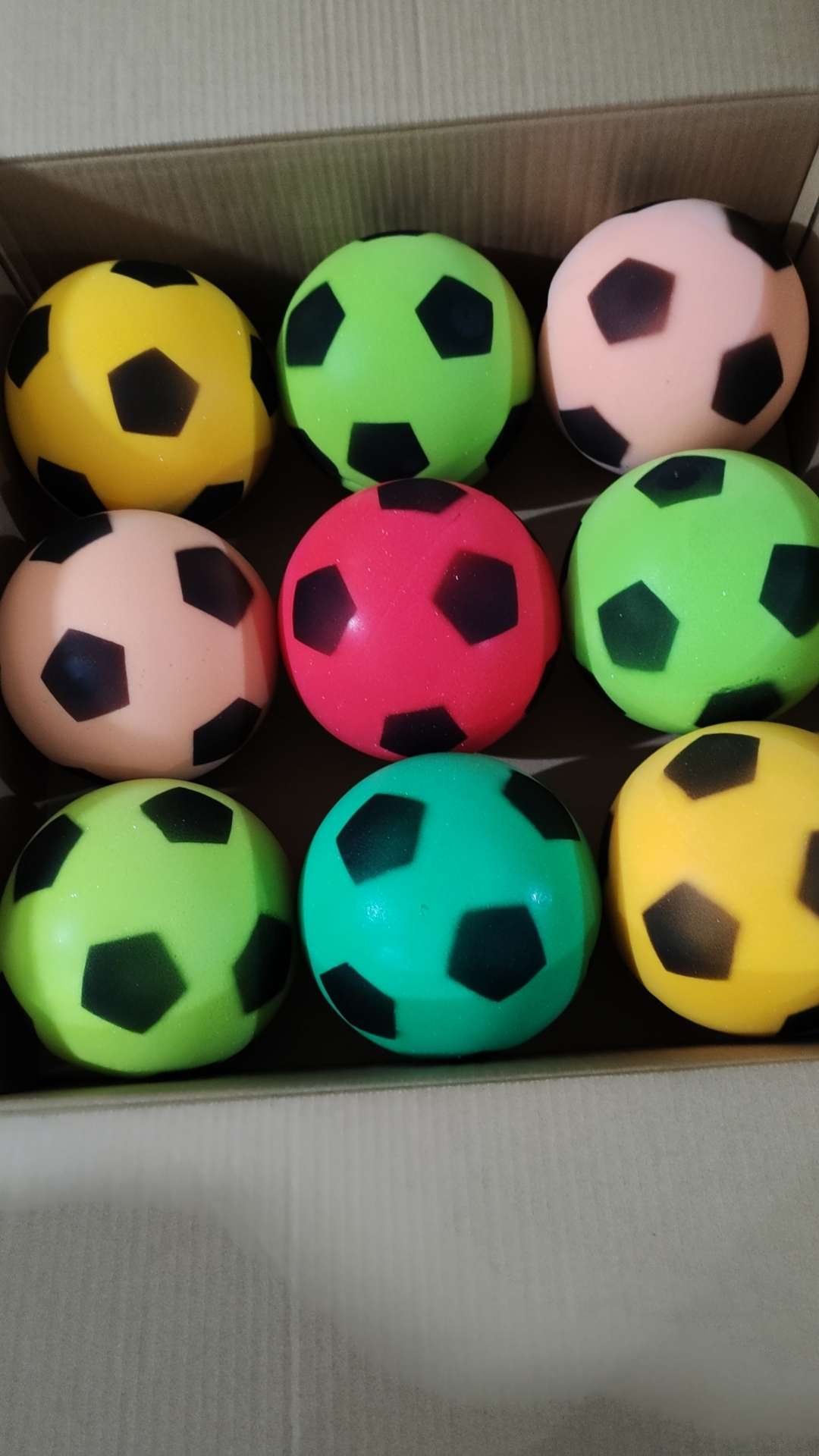 儿童玩具弹力球跳跳球 休闲运动毛绒充气球 传统玩具球类 带绳发光球 发光玩具 乐趣无穷