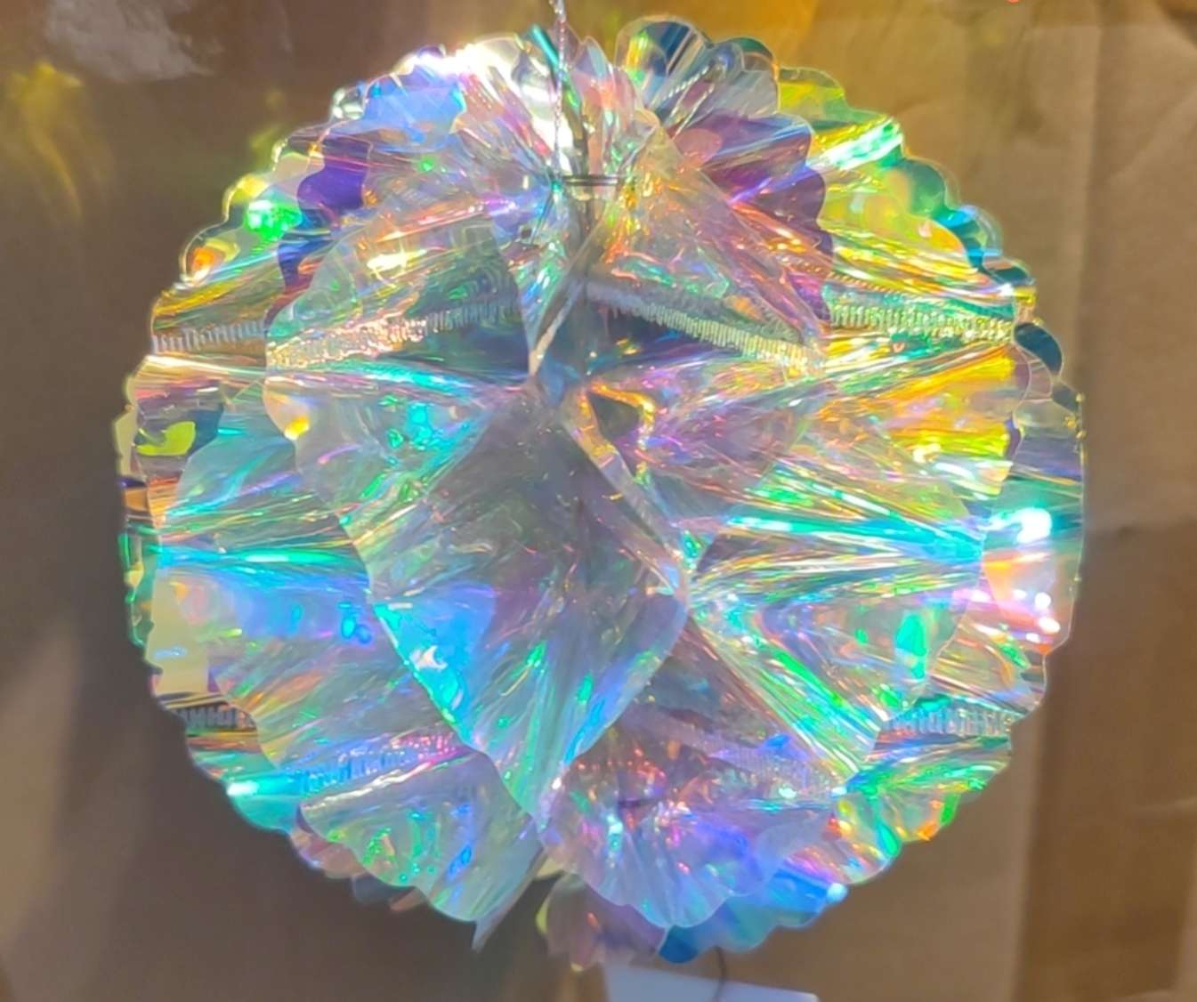 彩色亮光七彩金光塑料球  节日  派对  喜庆装饰详情图3