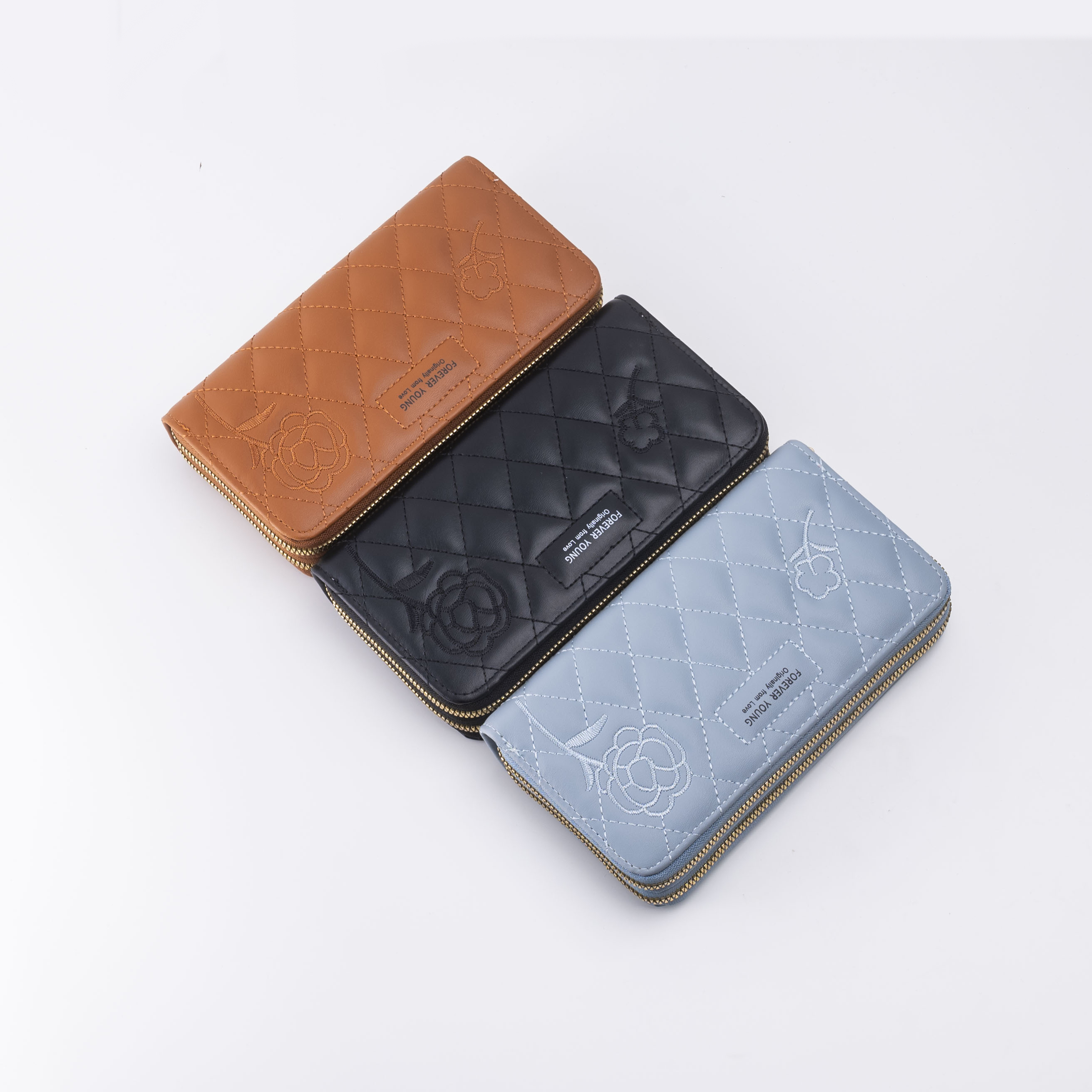 【厂家批发】新款女士钱包女长款时尚单拉链大容量零钱包手 机女包