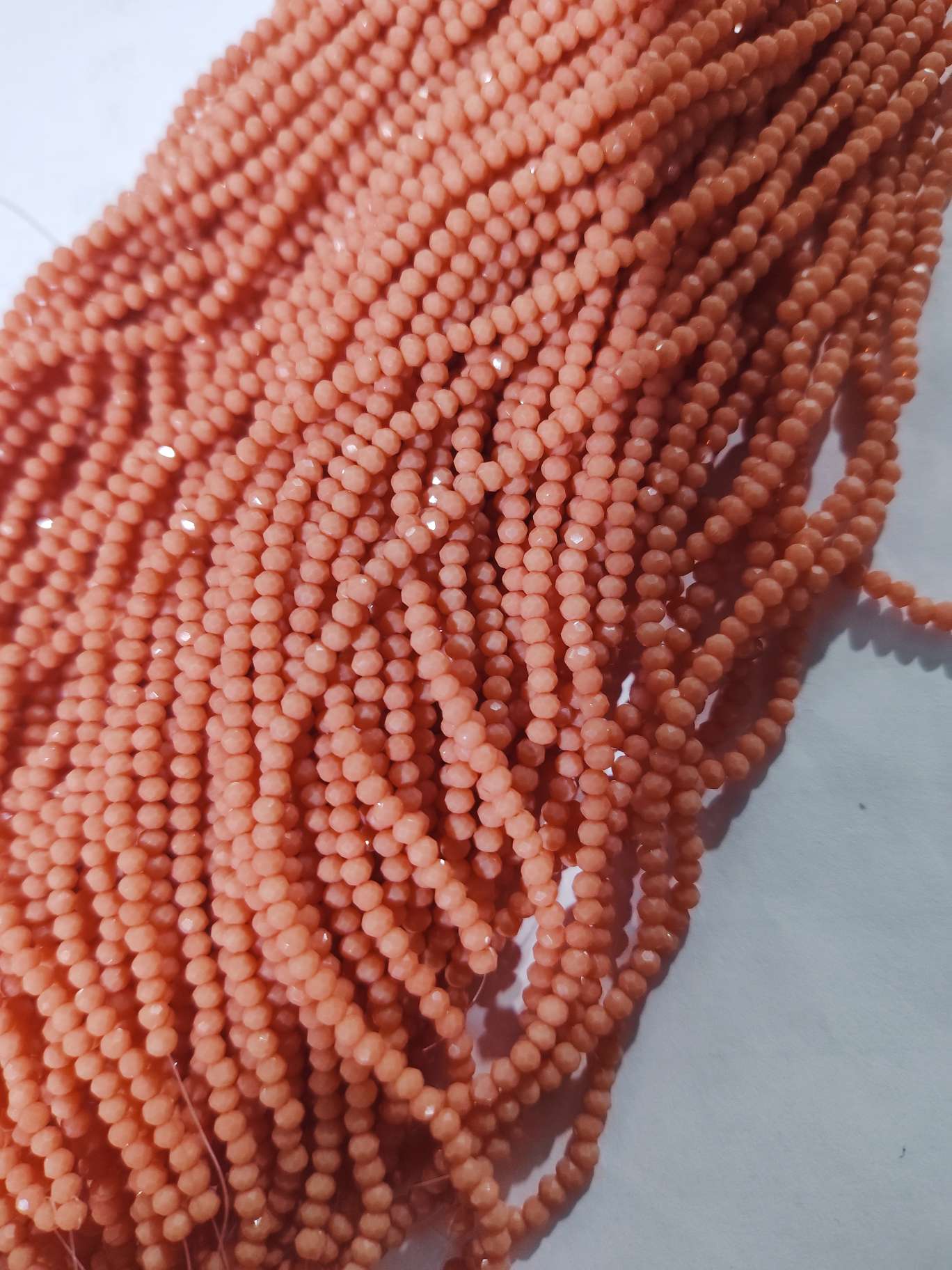 2mm西瓜瓷颜色扁珠珠子珠子琉璃珠串珠米珠珠子配件珠子产品图