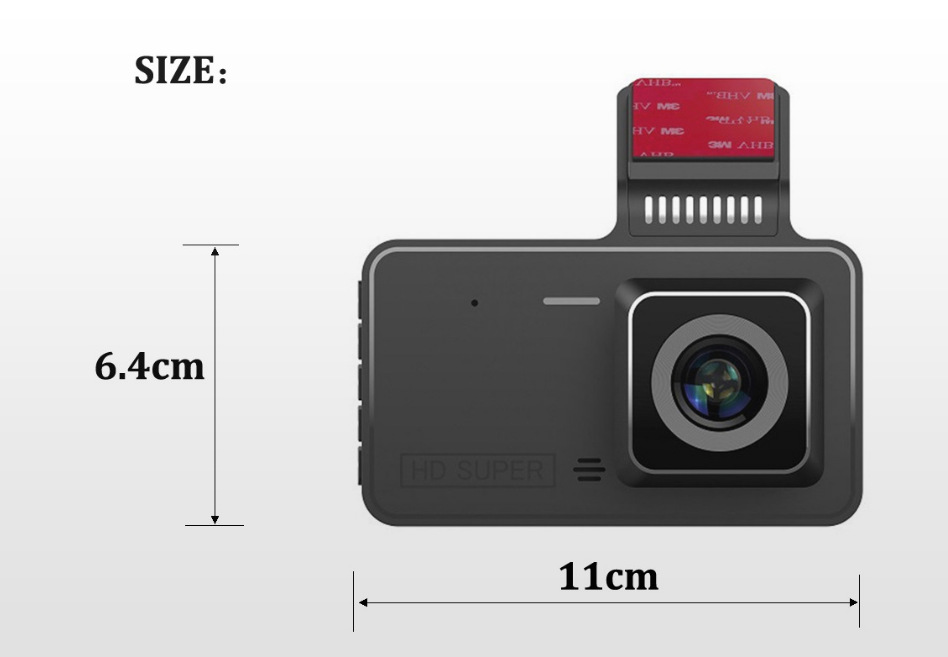 高清夜视行车记录仪详情1