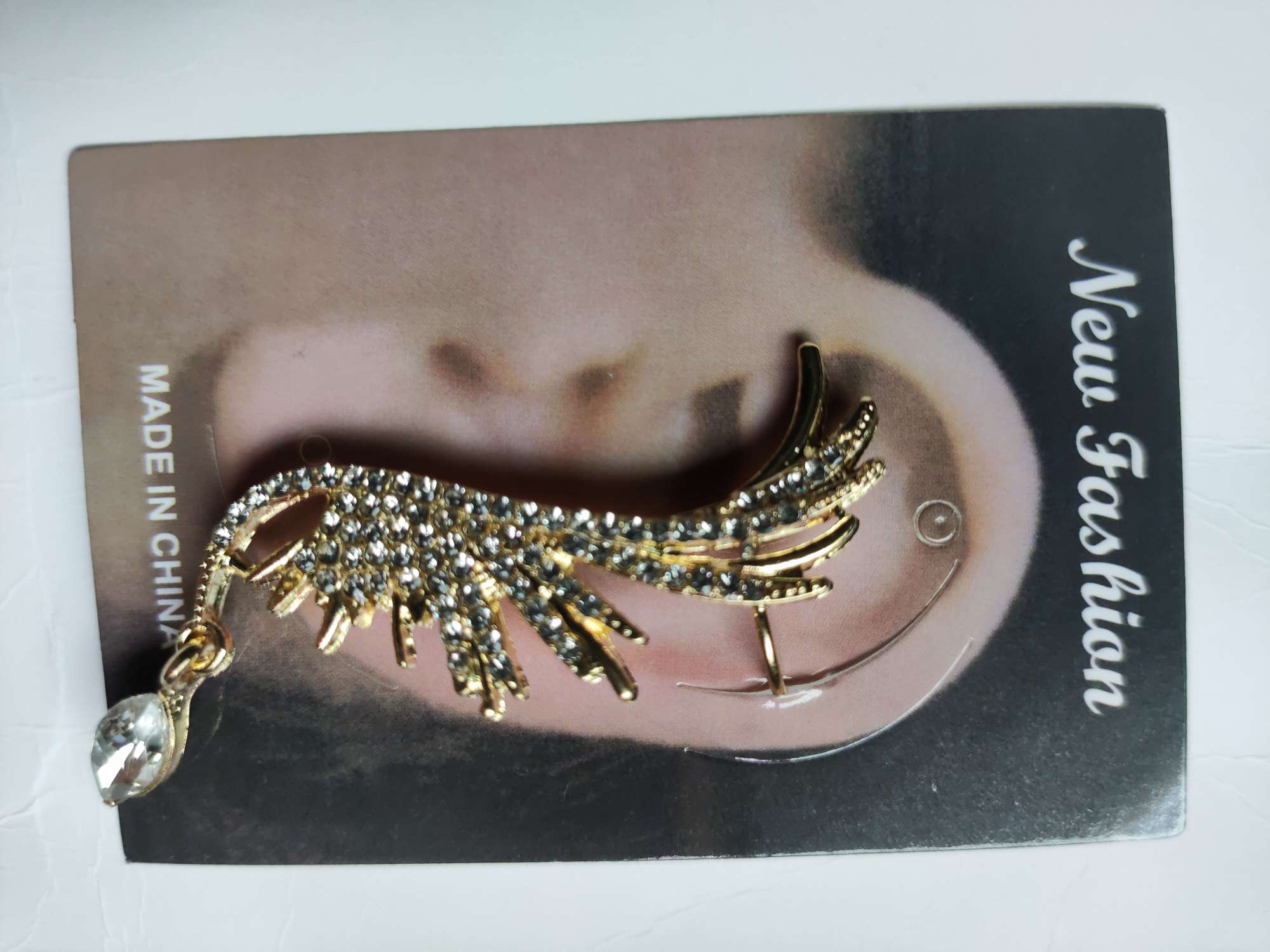 自主设计师款金银耳饰 时尚博主同款耳环耳扣 铜扣固定 高级感饰品耳饰