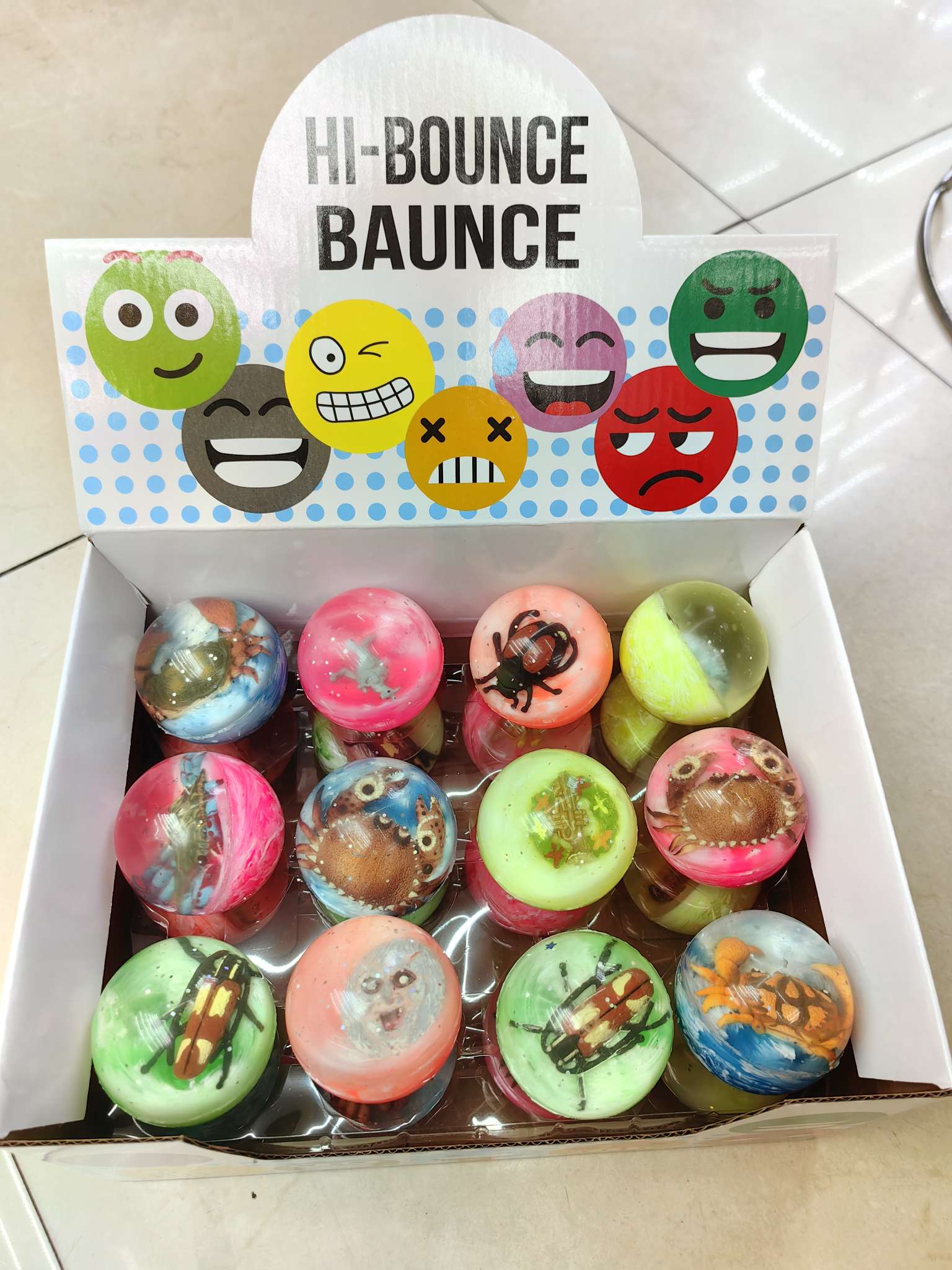 儿童玩具弹力球跳跳球 公仔弹跳球 玩具运动休闲传统球类 安全环保材质