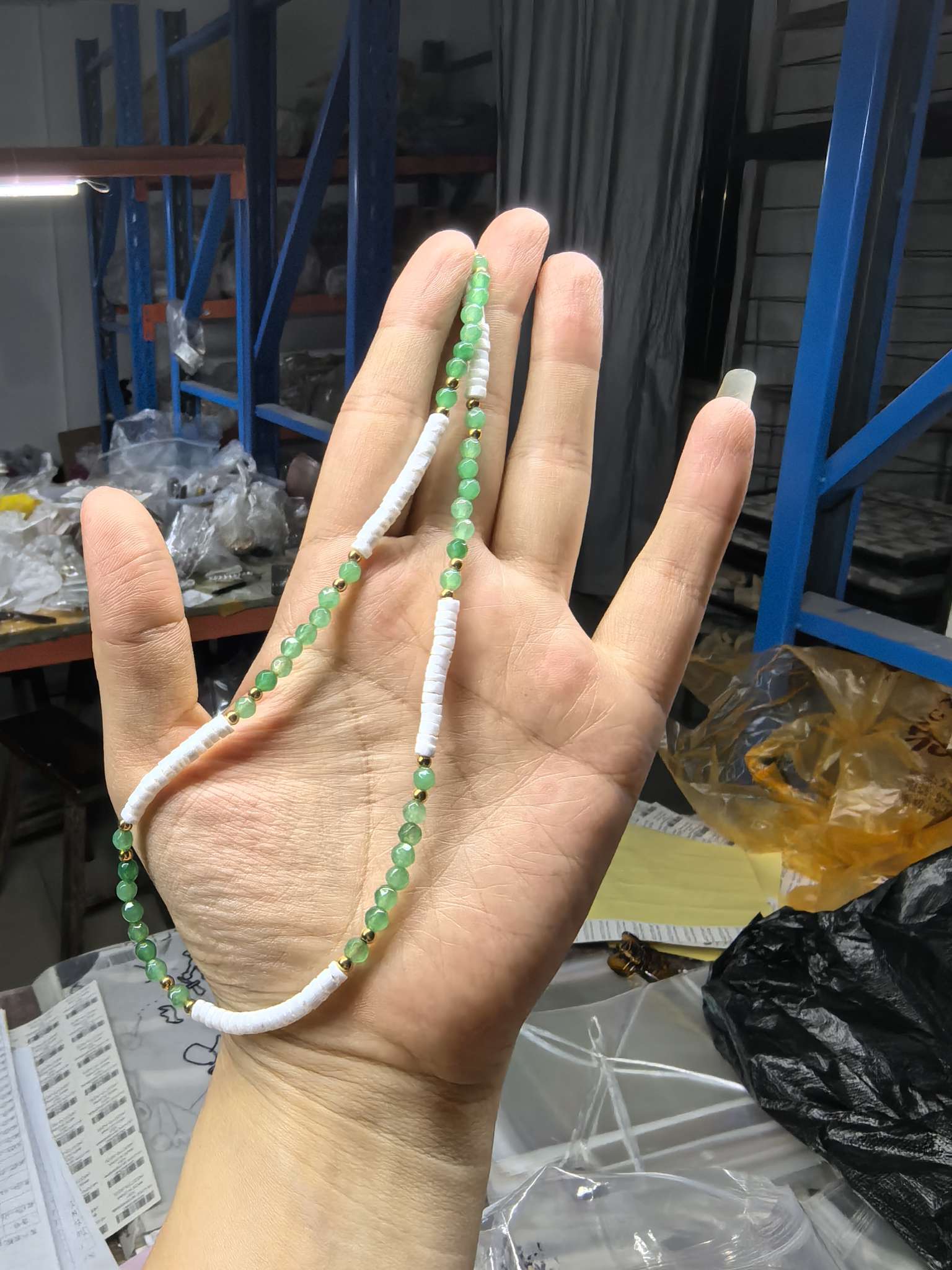 天然玛瑙珠宝饰品 天然碧玺项链 精致玉石颈饰 美丽饰品 提升气质优雅风采。详情图9