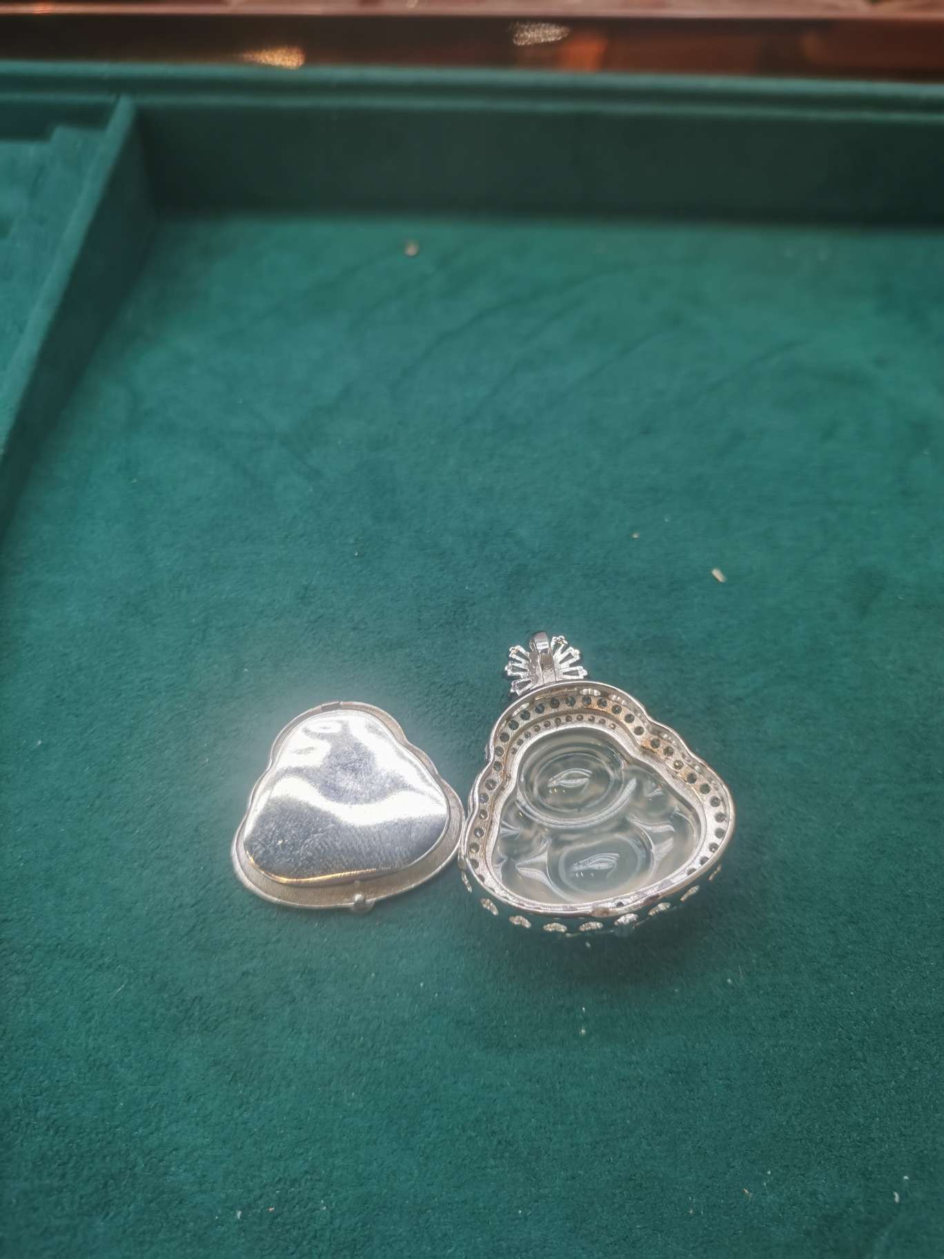 满锆翻盖双戴佛公，髓缘2024061801细节图