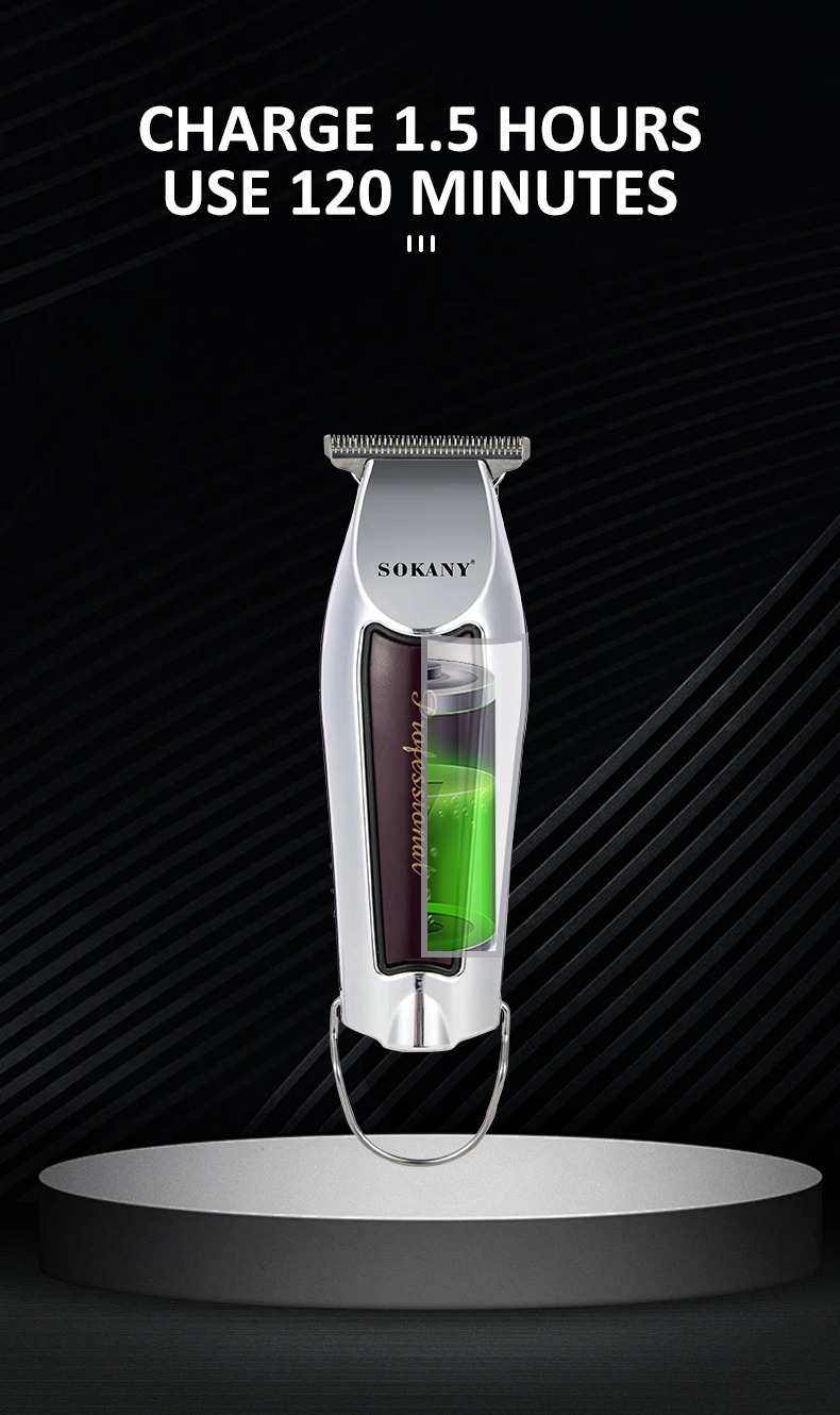 跨境出口SOKANY9932理发剪家用老人小孩通用可充电电推剪理发器理发剪详情7