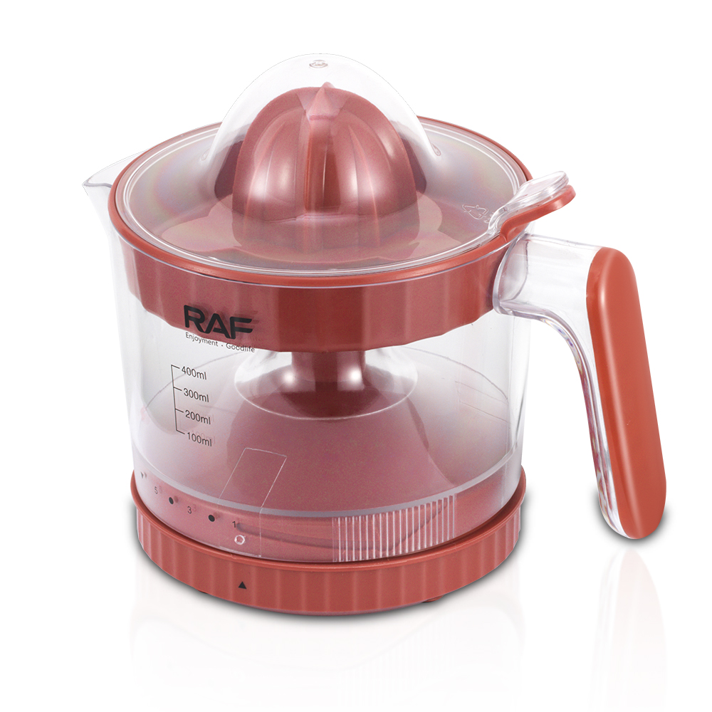 RAF European Standard cross-border electric freshly squeezed orange machine, household automatic juice juicer, Lemon and orange juice machine, small and portable, 0.4L R.611 Item Picture
