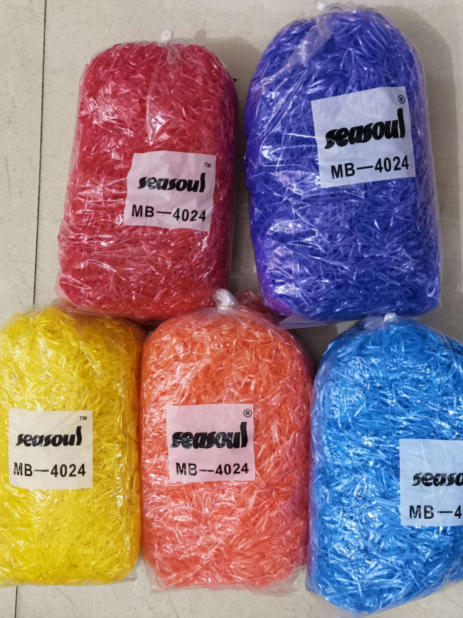 橡皮筋，一次性皮筋，彩色皮筋，塑胶皮筋