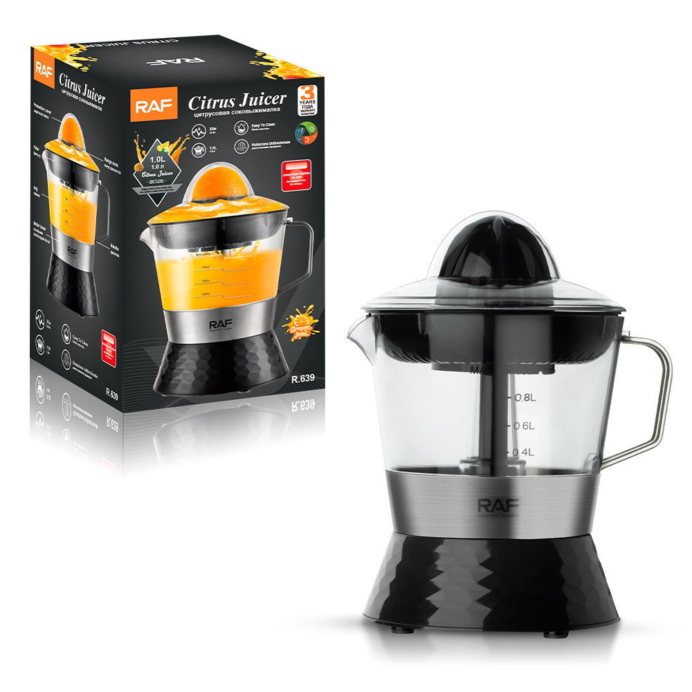 RAF European standard cross-border electric freshly squeezed orange machine, household automatic juicer, lemon and orange juice machine, small and portable details Picture